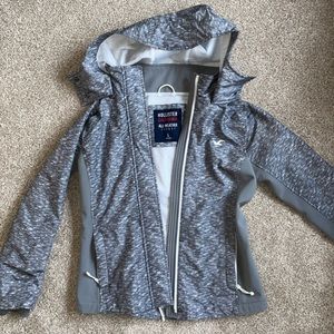 Hollister hooded rain jacket